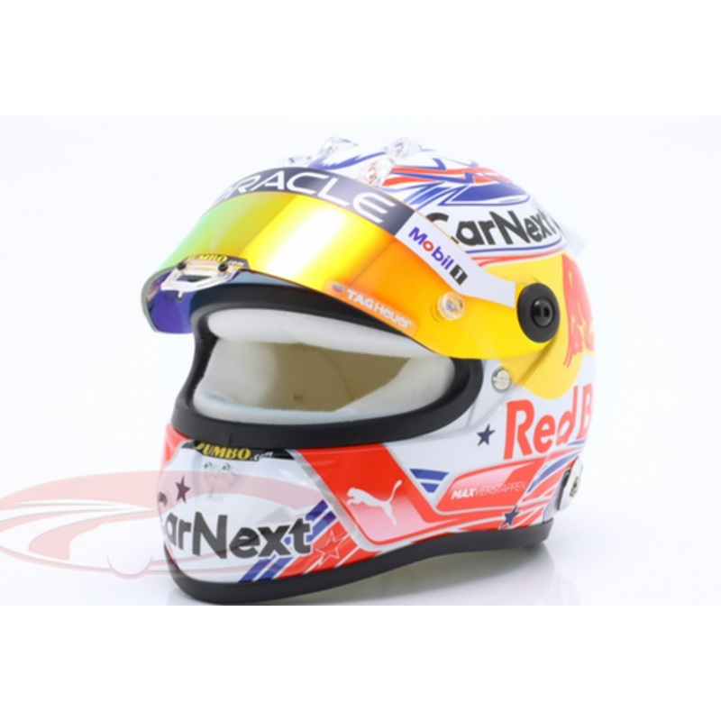 1/2 Schuberth 2022 Formula 1 Max Verstappen Red Bull #1 USA GP Helmet Model