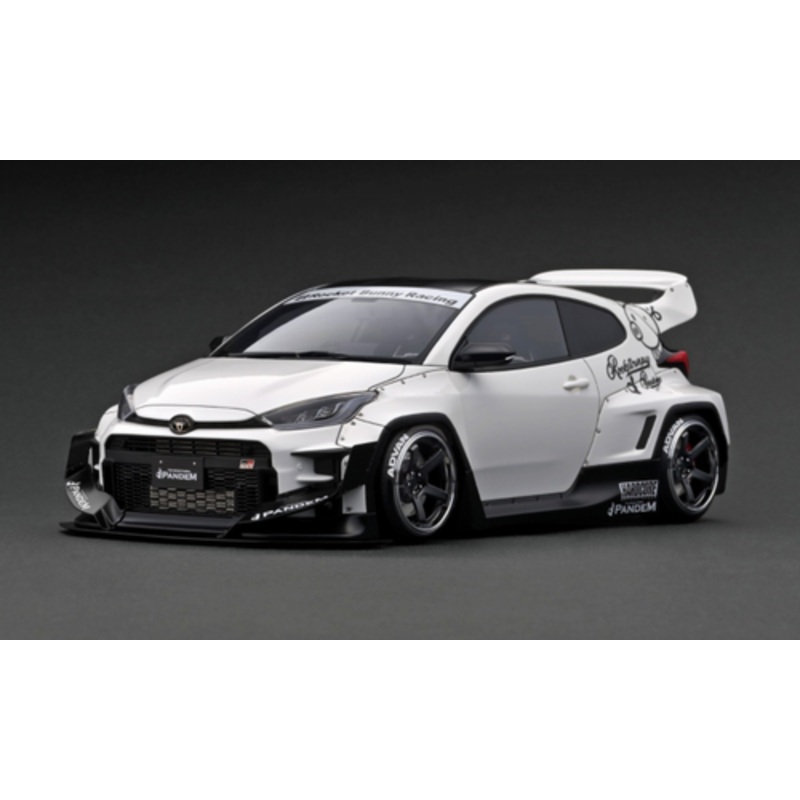 1/18 Ignition Model Toyota PANDEM GR YARIS (4BA) White