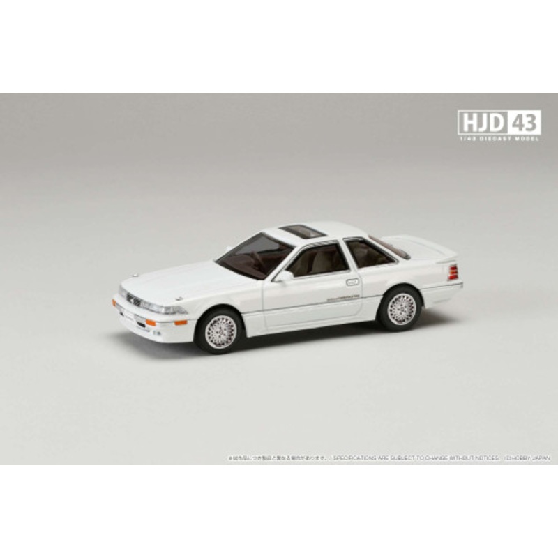 1/43 Ignition Model & Hobby Japan 1988 Toyota Soarer 2000 Twincam24 Twin Turo GT-Twin Turbo L (GZ20) (Super White II) Car Model