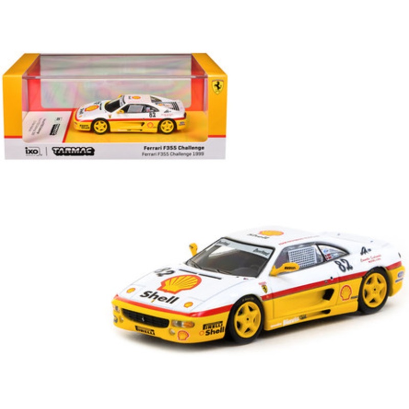 1/64 Tarmac Works Ferrari F355 Challenge 1999 D. Peter Andersen #82 Diecast Car Model