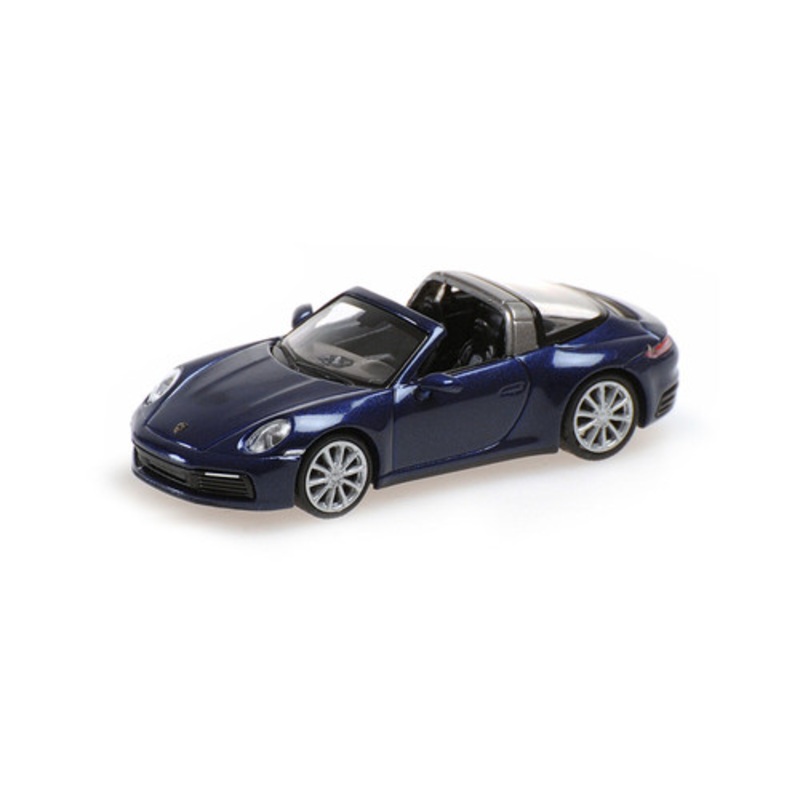 1/87 Minichamps 2020 Porsche 911 (992) Targa 4 (Blue Metallic) Car Model