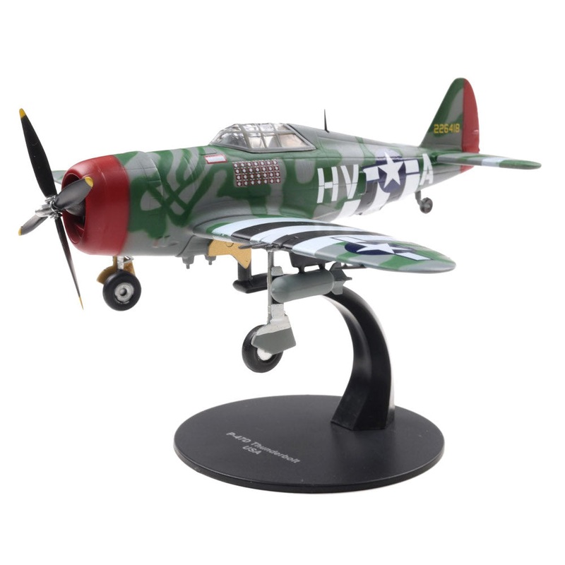 Republic P-47 Thunderbolt Francis "Gabby" Gabreski - USAAF 1/72 Scale Diecast Metal Model by Militaria