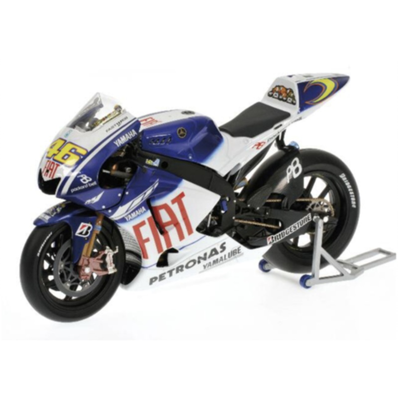 1/12 Minichamps 2009 Valentino Rossi Yamaha YZR-M1 #46 MotoGP World Champion Diecast Model