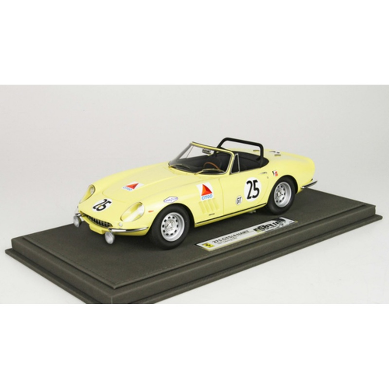 1/18 BBR 1967 Ferrari 275 GTS 4 Nart Sebring #25 Resin Car Model Limited 200 Pieces