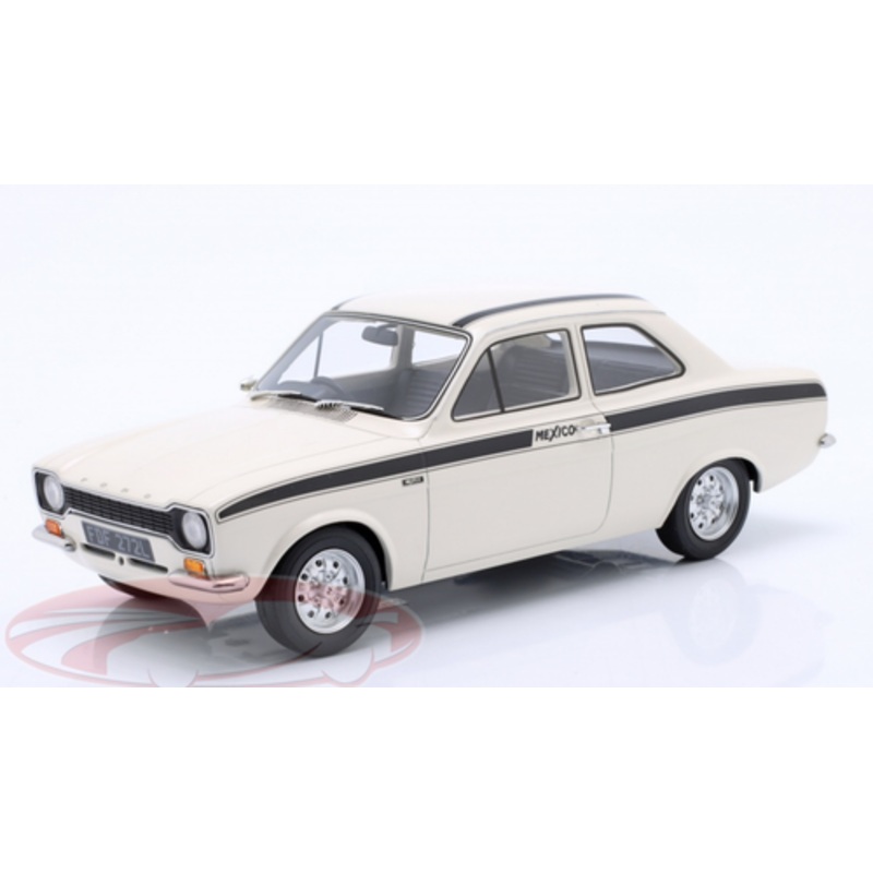 1/18 Cult Scale Models 1973 Ford Escort Escort MK1 Mexico (White) Car Model