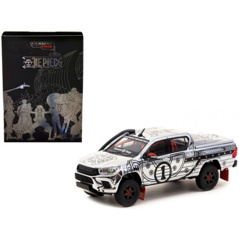 1/64 Tarmac Works Toyota Hilux Thousand Sunny Diecast Model with Metal Oil Can
