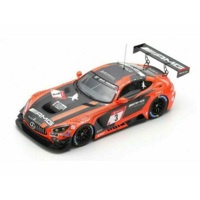 1/18 Mercedes-AMG GT3 No.3 Mercedes-AMG Team Black Falcon 2nd 24H Nrburgring 2019 M. Buhk - H. Haupt - T. Jger - L. Stolz Limited 300 Car Model