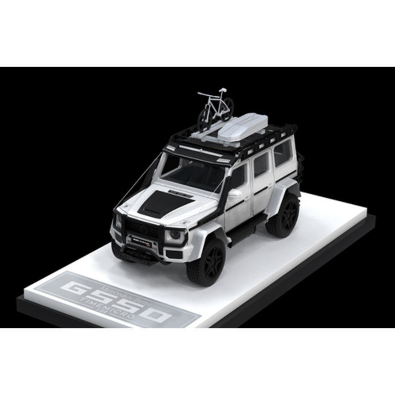 1/64 Time Micro Mercedes-Benz Mercedes Brabus G550 (White) Deluxe Edition Car Model
