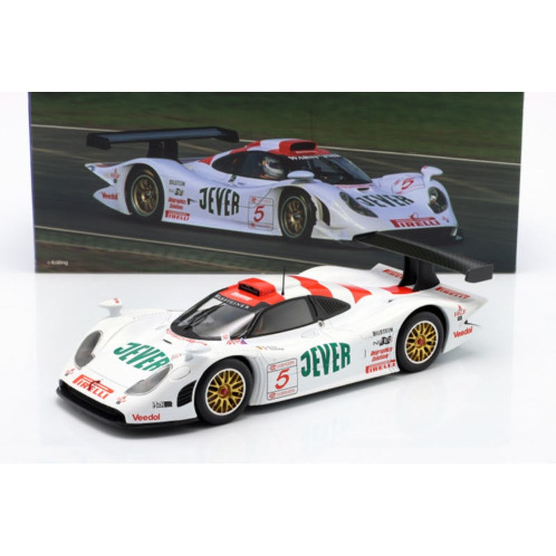1/18 Werk83 1998 Porsche 911 GT1 #5 4th FIA GT-Championship Oschersleben Zakspeed Racing Sandy Grau, Andreas Scheld Diecast Car Model