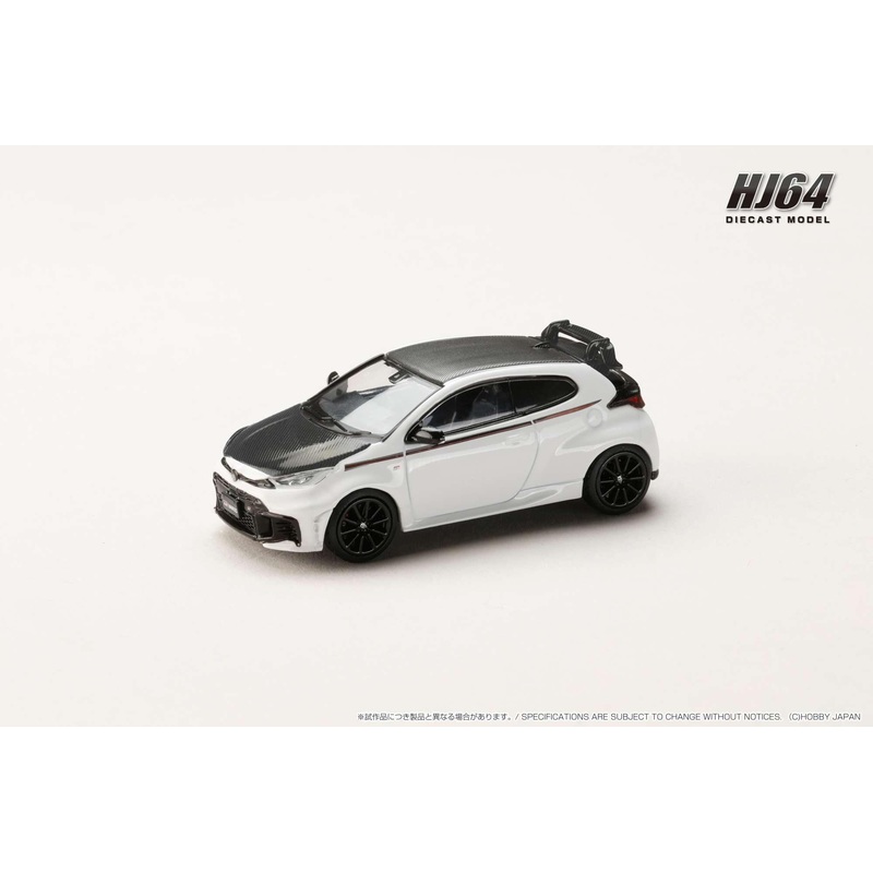 [Preorder] Hobby Japan 1:64 Toyota GR YARIS RZ High performance 2024 CUSTOMIZED VERSIONS (5 Colours) White