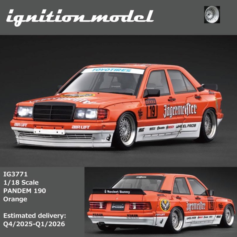 [Preorder] Ignition Model 1:18 PANDEM 190 Orange IG3771