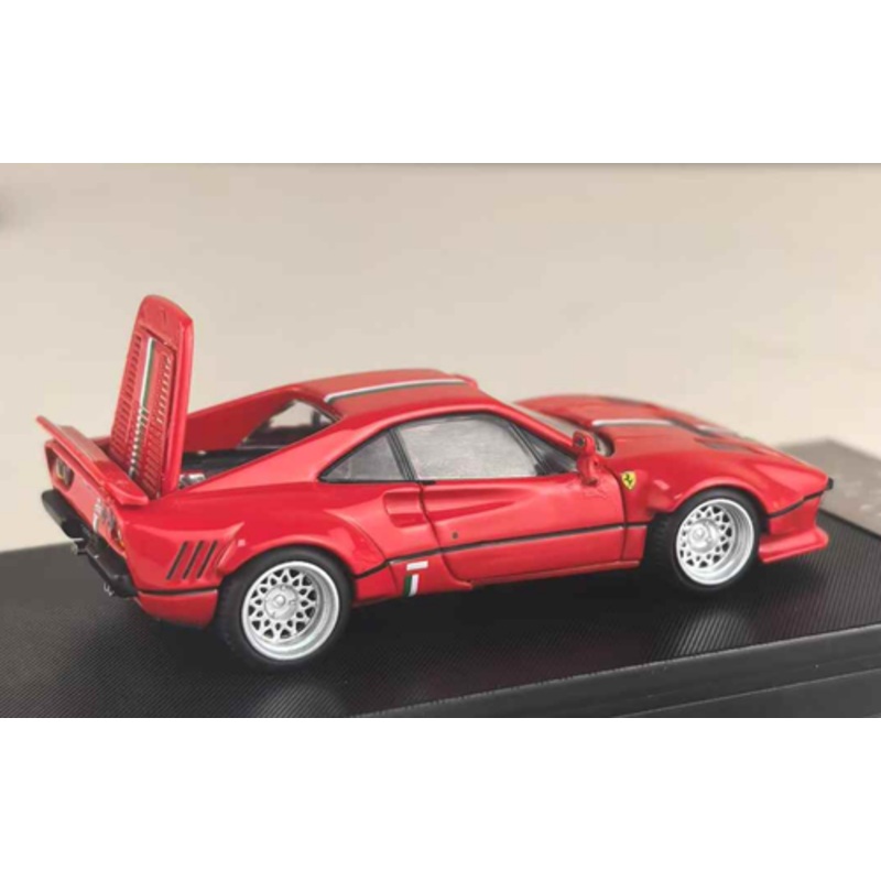 1/64 Hone Model 64 Ferrari 288 GTO Widebody (Red with Stripe) Diecast Car Model