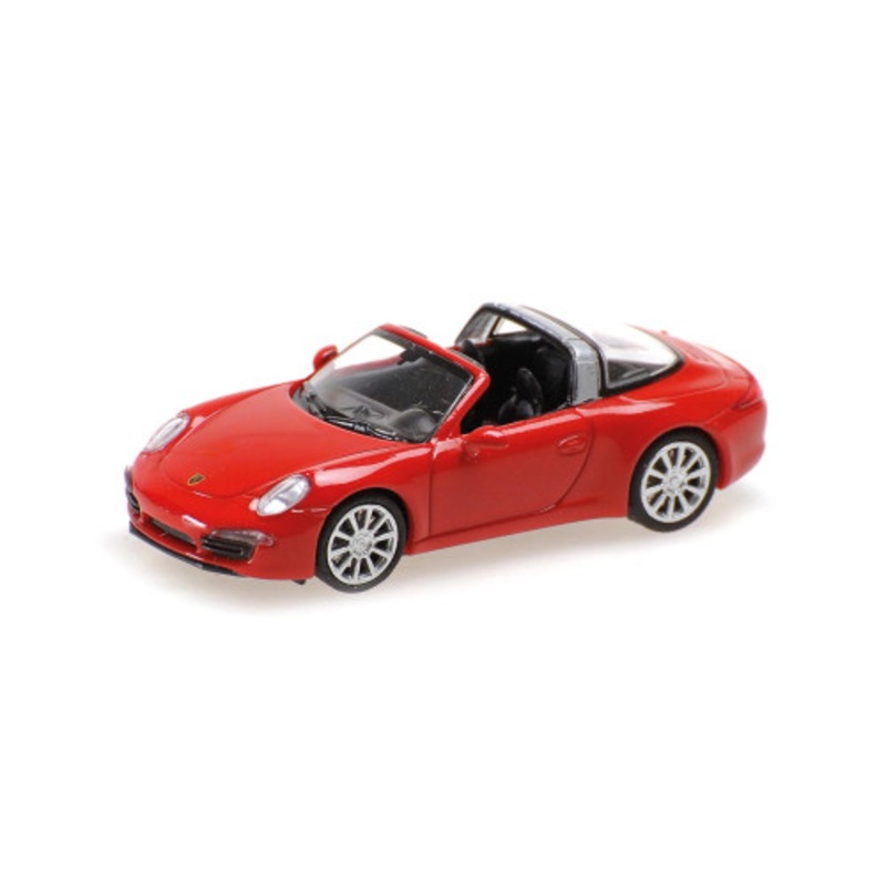 1/87 Minichamps 2014 Porsche 911 Targa (Red) Diecast Car Model