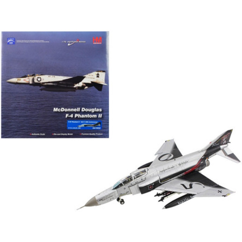 McDonnell Douglas F-4F Phantom II Fighter-Bomber Aircraft "JG-71 50th Anniversary Luftwaffe" (2009) German Air Force "Air Power Series" 1/72 Diecast Model by Hobby Master