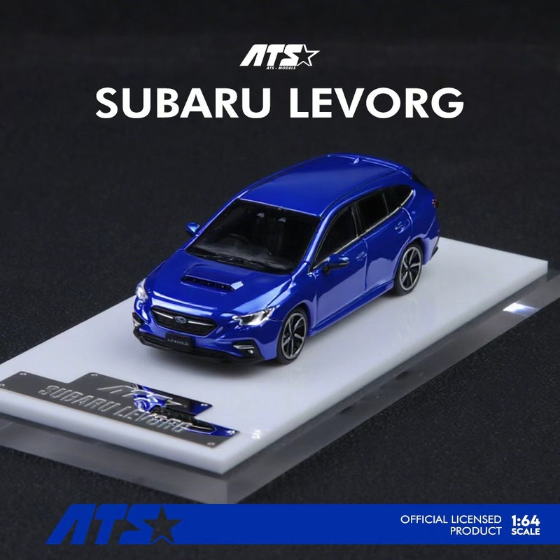 [Preorder] ATS Model 1:64 Subaru Levorg Blue ATS880301