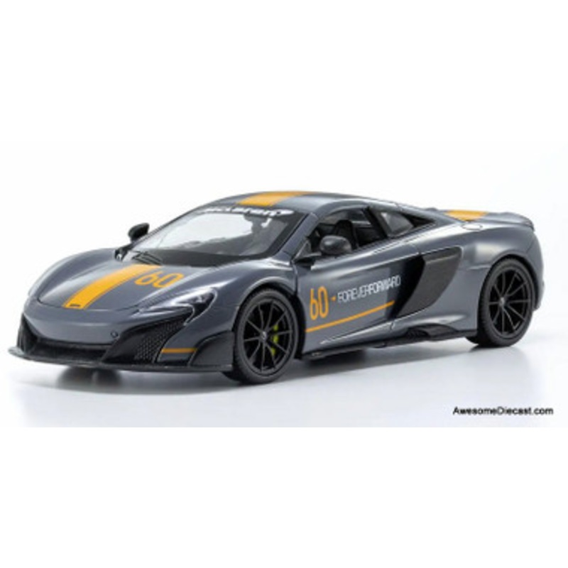 Welly 1:24 McLaren 675LT, Gray/Orange (60th Anniversary Limited Edition)