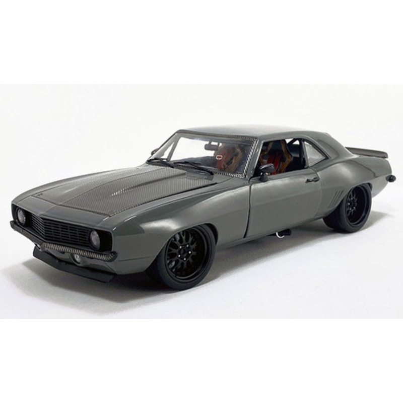1/18 ACME 1969 Chevrolet Camaro Street Fighter RHINO (Grey) Diecast Car Model