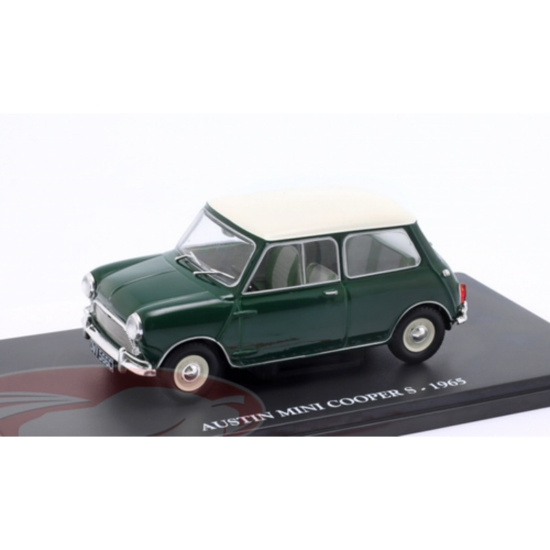 1/24 Ixo 1965 Austin Mini Cooper S (Green) Car Model