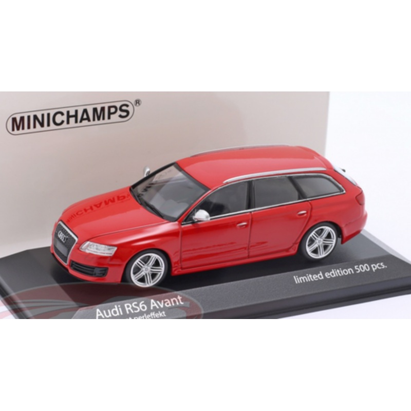 1/43 Minichamps 2007 Audi RS6 RS 6 Avant (Misano Red Pearl Effect) Car Model