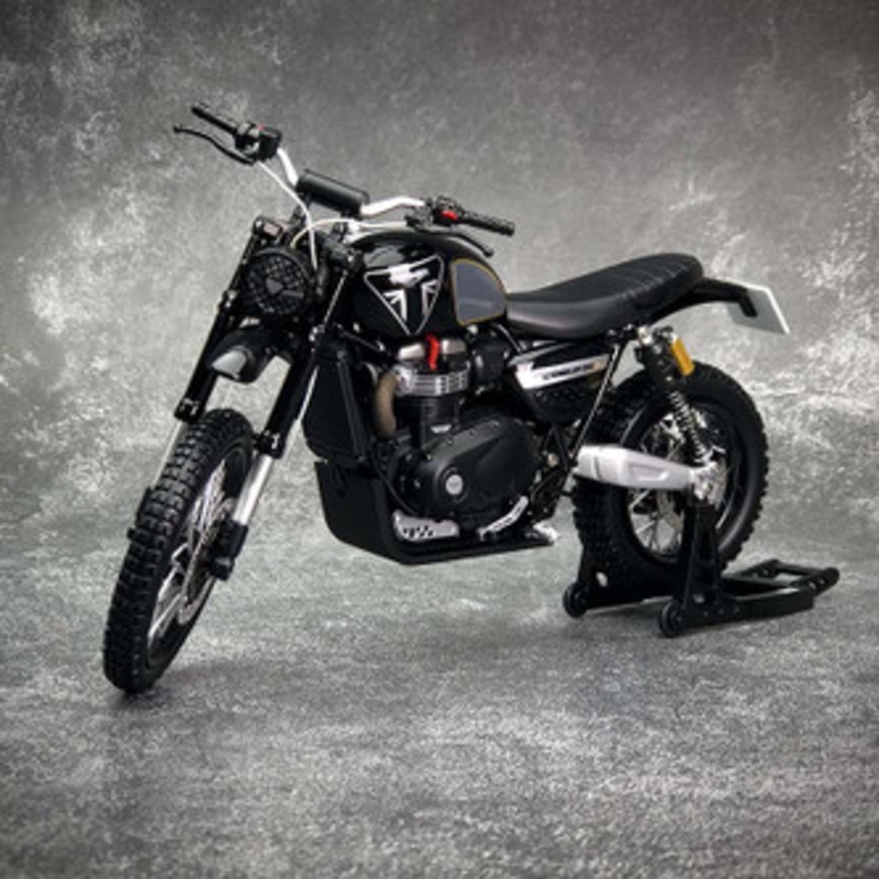1/12 Corgi Triumph Scrambler 1200 Matera "No Time to Die 007" Diecast Car Model