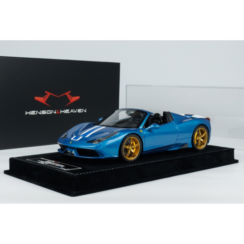1/18 HH Model Ferrari 458 Speciale Aperta (Artemis Green) Car Model Limited 30 Pieces