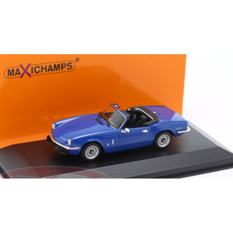 1/43 Minichamps 1972 Triumph Spitfire MK4 Convertible (Blue) Car Model