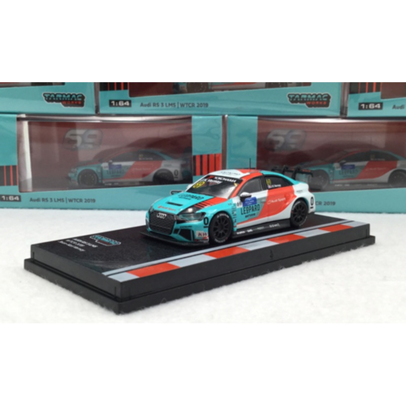 1/64 Tarmac Works TW Audi RS3 LMS WTCR 2018 Jean-Karl Vernay Car Model