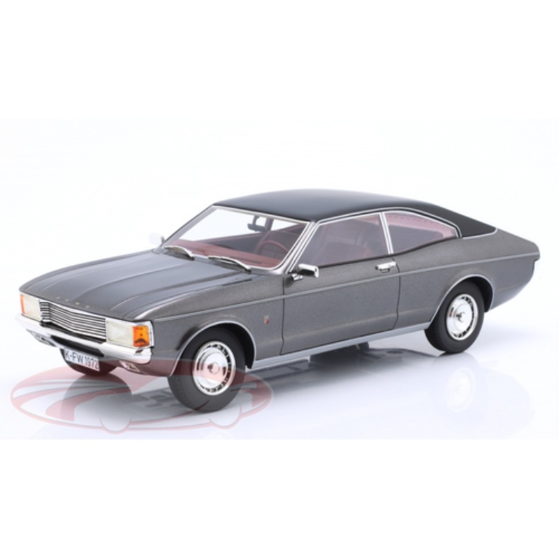 1/18 Cult Scale Models 1972 Ford Granada Coupe (Grey Metallic) Car Model