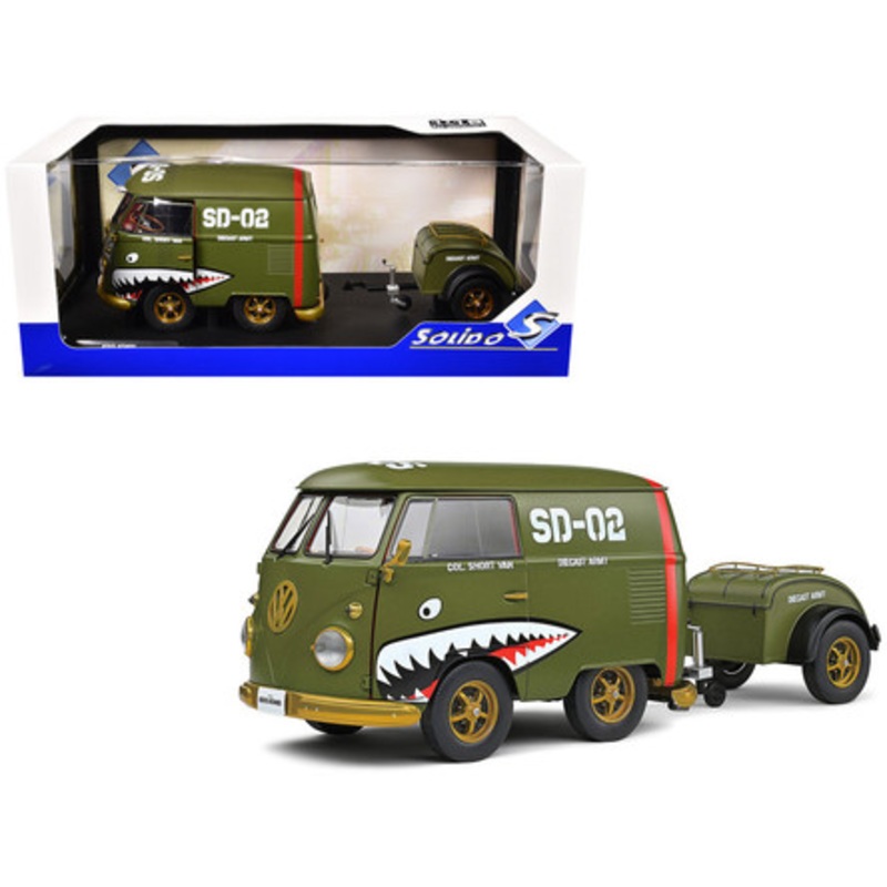 1/18 Solido 1950 Kool Kombi (Green) Diecast Car Model