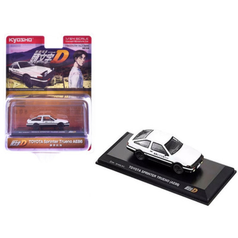1/64 Kyosho Initial D Toyota Sprinter Trueno AE86 Diecast Car Model