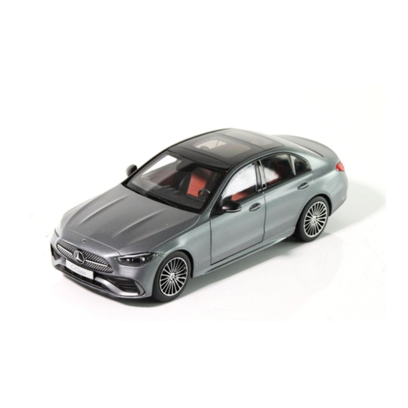 1/18 Dealer Edition 2021 Mercedes-Benz C-Class (W206) (Selenite Grey) Diecast Car Model