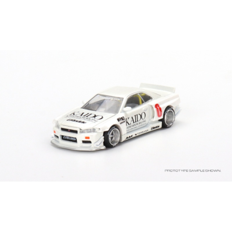 1/64 Mini GT Nissan Skyline GT-R (R34) Kaido Works V2 Diecast Car Model