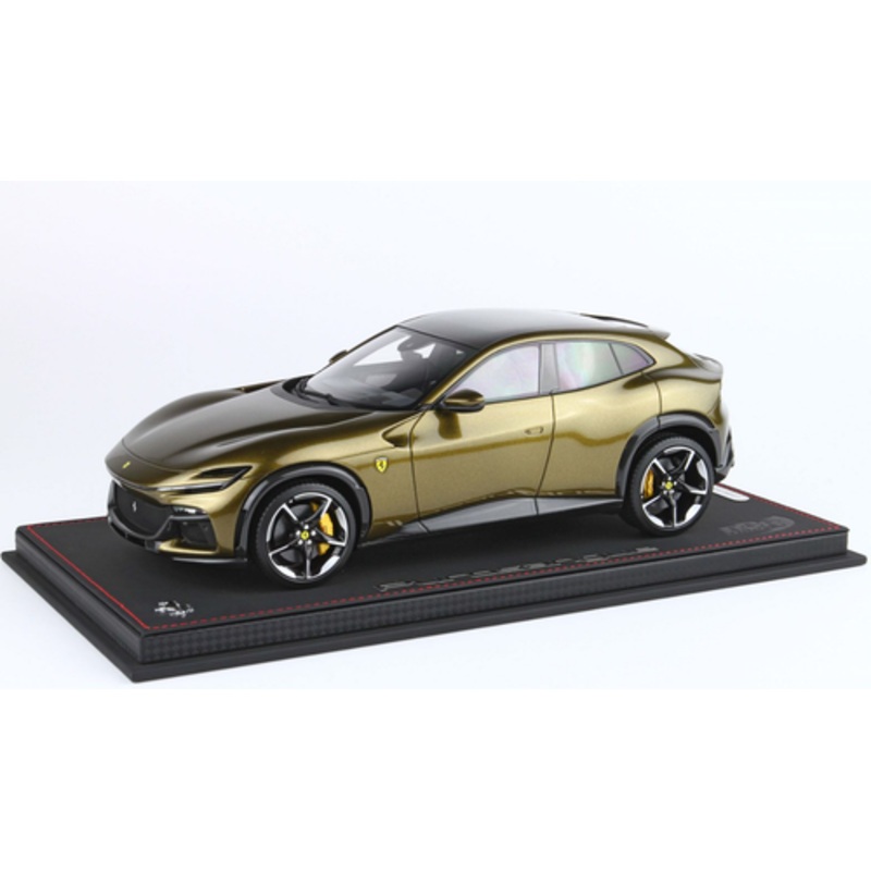 1/18 BBR Ferrari Purosangue with Panoramic Roof (Green Volterra) Car Model Limited 20 Pieces