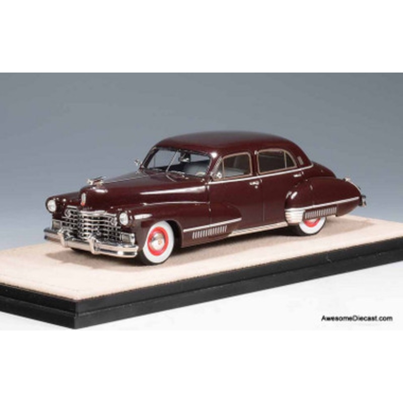 1942 Cadillac Fleetwood Sixty Special Madeira Maroon 1:43 Resin Cast Model Car by Stamp Models