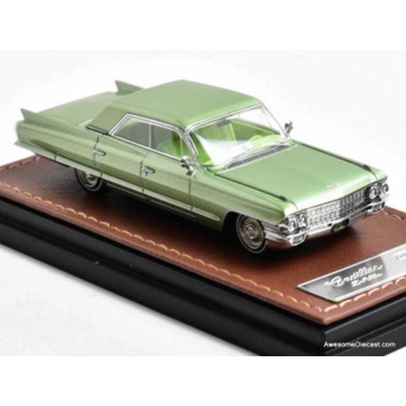 1962 Cadillac Sedan DeVille, Ice Green Metallic 1:64 Diecast Model Car by MK Miniatures