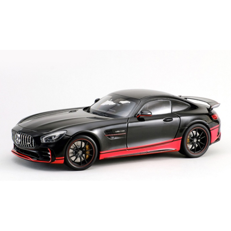 1/18 Almost Real Almostreal Mercedes-Benz Mercedes AMG GTR GT R (Black / Red) Diecast Car Model