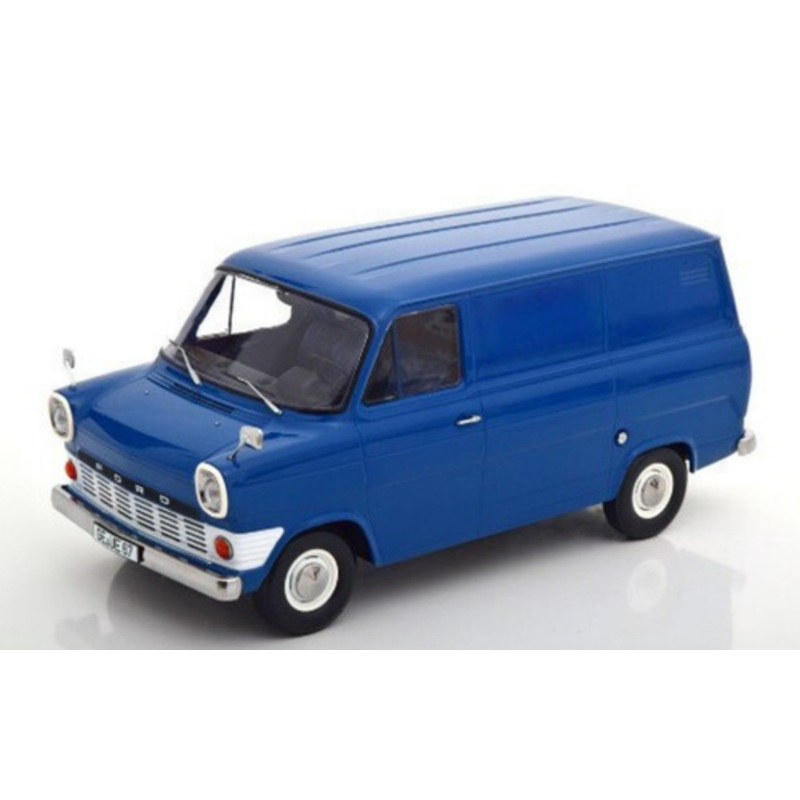 1/18 KK-Scale 1965 Ford Transit MK1 Bus (Blue) Car Model