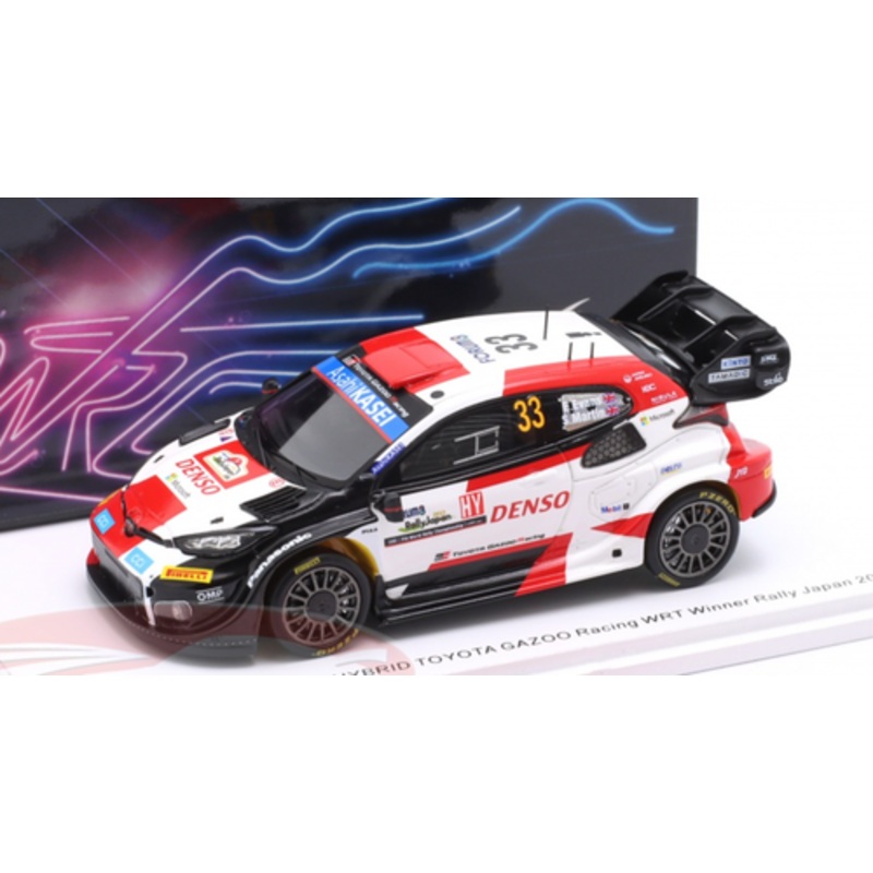 1/43 Spark 2023 TOYOTA GR Yaris Rally1 HYBRID No.33 TOYOTA GAZOO Racing WRT Winner Rally Japan E. Evans - S. Martin Car Model