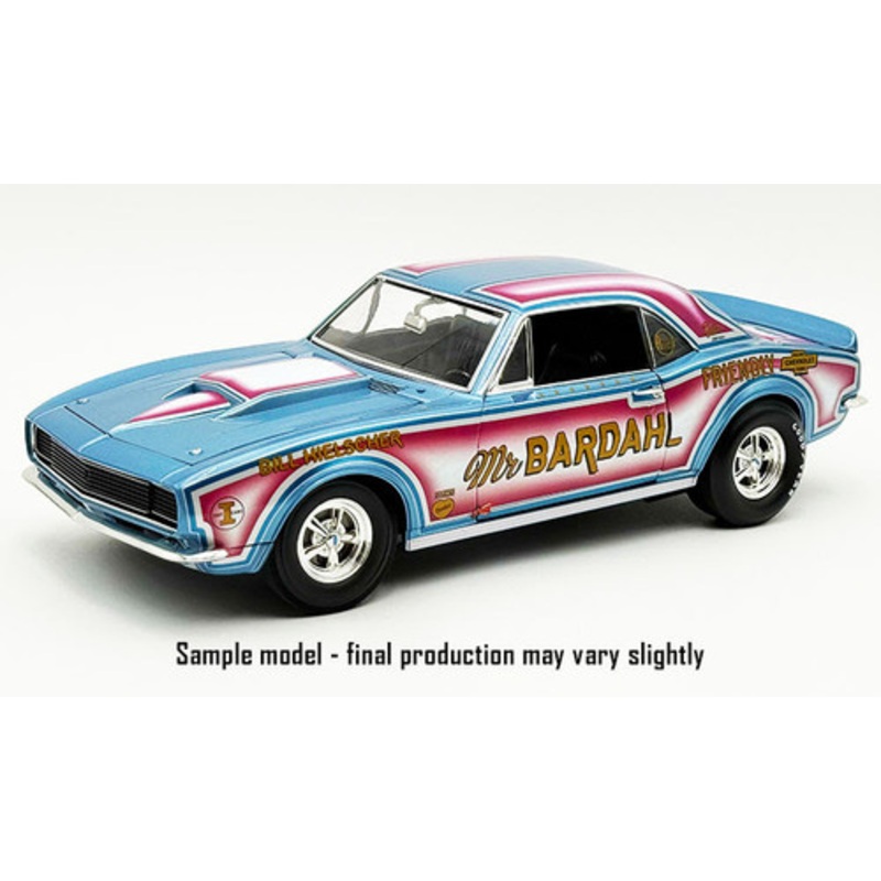 1/18 ACME 1967 Chevrolet Camaro Mr. Bardahl Drag Diecast Car Model