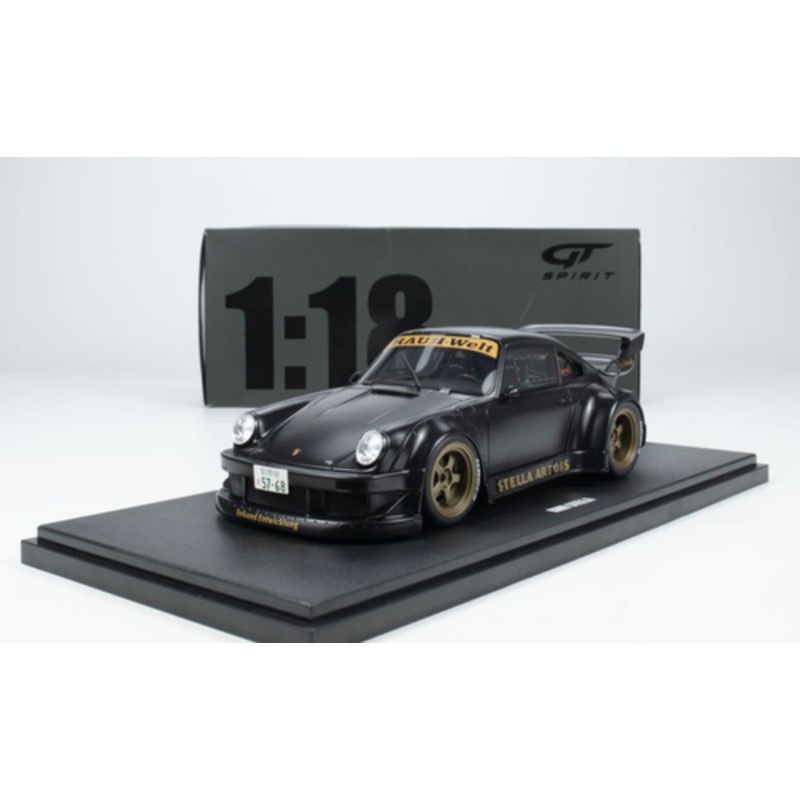 1/18 GT Spirit Porsche 911 964 RWB Stella 2008 (Satin Black) Resin Car Model