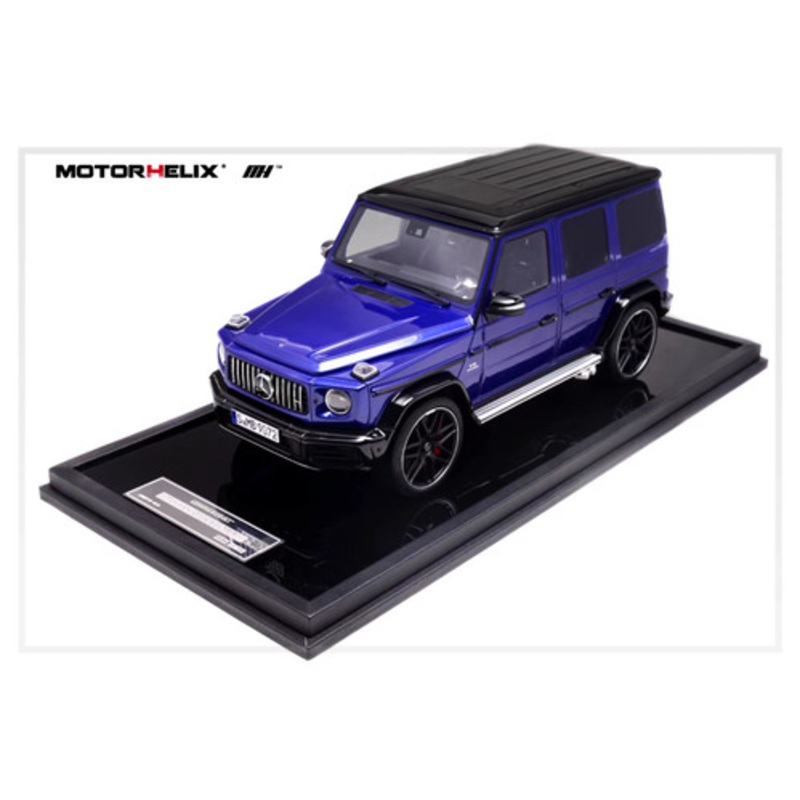 1/18 Motorhelix Mercedes-Benz Mercedes G63 AMG (Dark Blue) Resin Car Model Limited 99 Pieces