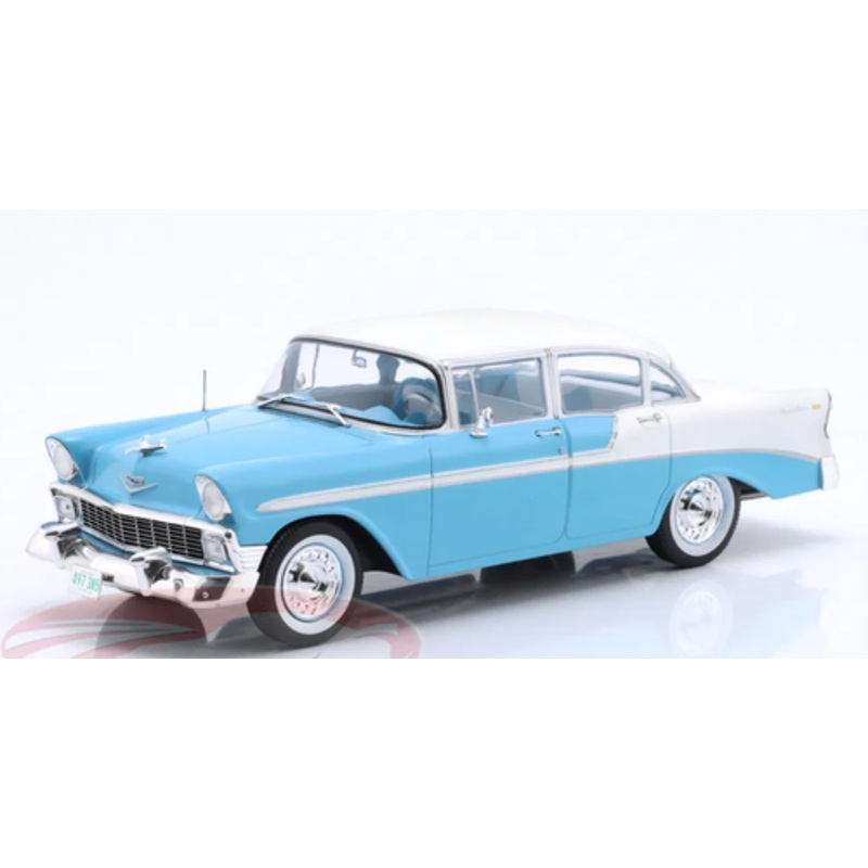 1/24 WhiteBox 1956 Chevrolet Bel Air (Light Blue) Diecast Car Model