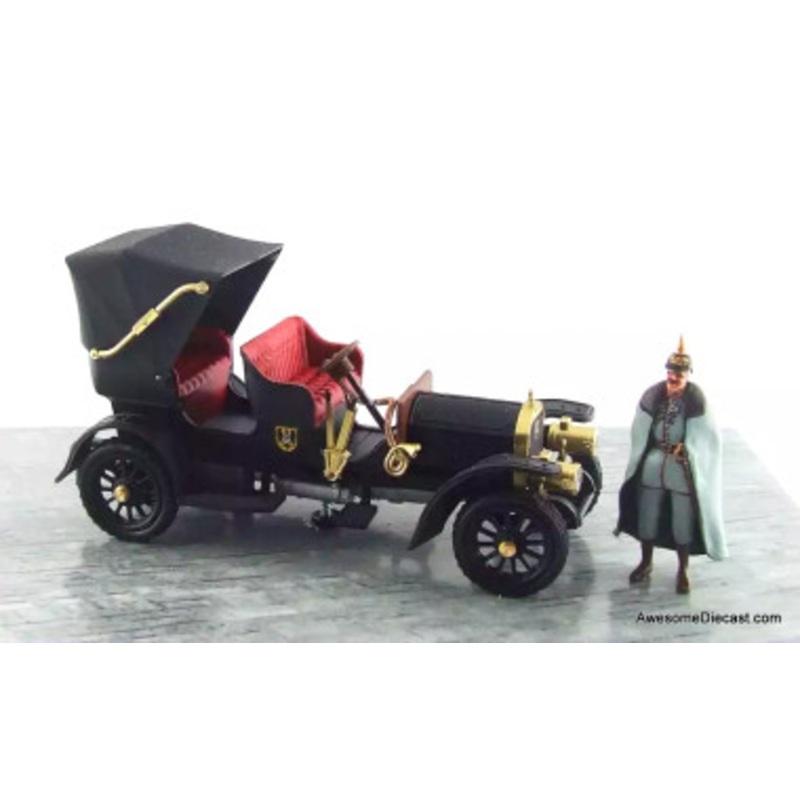 Very Rare!!! RIO 1:43 1902 Mercedes Benz Simplex Open w/Kaiser Wilhelm II