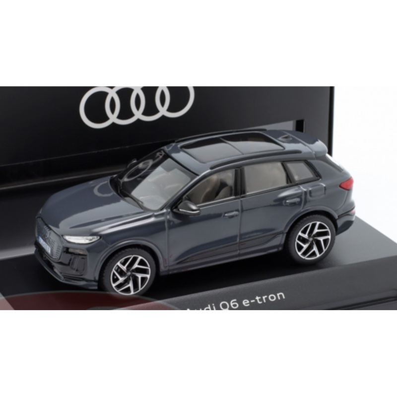 1/43 Dealer Edition Audi Q6 E-Tron (Magnetic Grey) Car Model