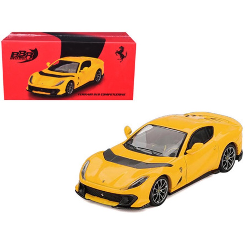 1/64 BBR Ferrari 812 Competitizone (Giallo Modena Yellow) Diecast Car Model