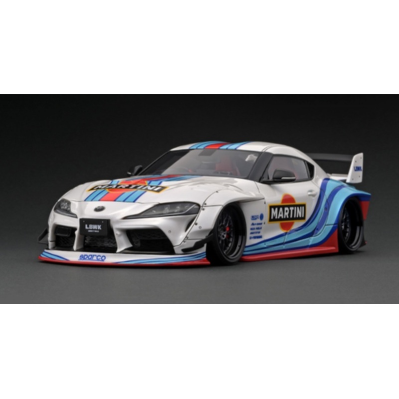 1/18 Ignition Model LB-WORKS TOYOTA SUPRA (A90) Martini Edition Resin Car Model