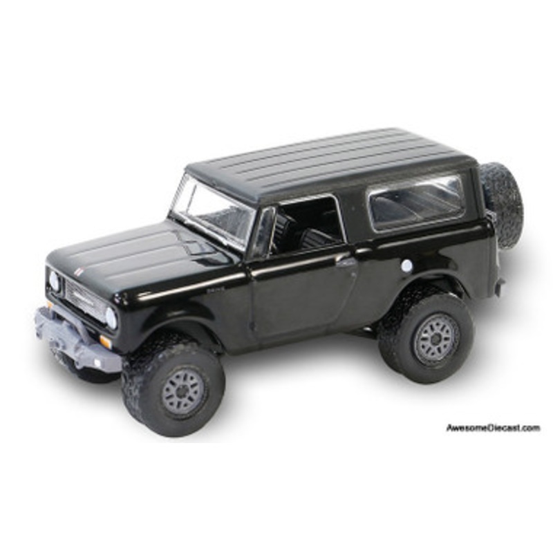 1969 Harvester Scout, Black 1:64 Diecast Model Car by Greenlight