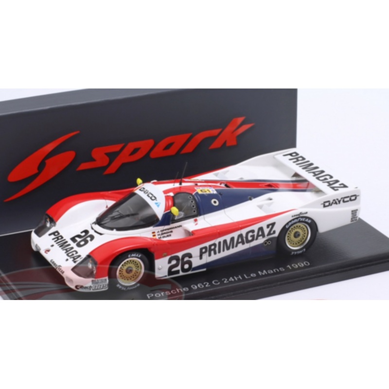 1/43 Spark 1990 Porsche 962C #26 24h LeMans Obermaier Racing Jrgen Oppermann, Harald Grohs, Marc Duez Car Model