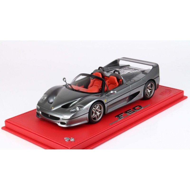 1/18 BBR 1995 Ferrari F50 Coupe Spider (Metallic Iron Grey) Car Model Limited 50 Pieces