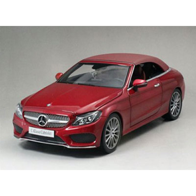 1/18 Dealer Edition Mercedes-Benz C-Class Coupe C-Klasse Cabriolet (Dark Red) Diecast Model